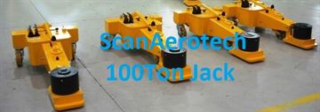 100 Ton Air Operated Axle Jack