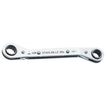 26a 1/4 x 5/16 RATCHET RING SPANNER         