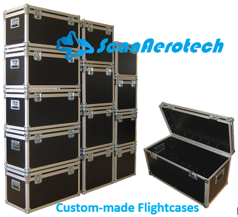 Custom Flight Case L58 x W43 x H50 cm 
