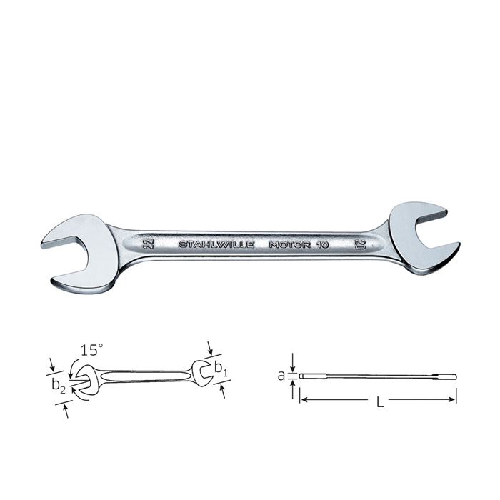 Buy KS Tools 963.7107 963.7107 Double-ended open ring spanner | Conrad  Electronic