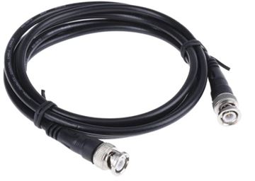 BNC MALE TO MALE RG58 COAX PATCH CABLE - 2M