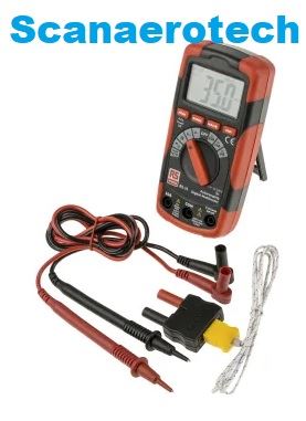 RS14 Multimeter Handheld Digital CAT III 600V 10A Calibrated