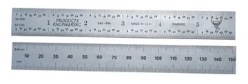 Metal Scale Ruler 6"