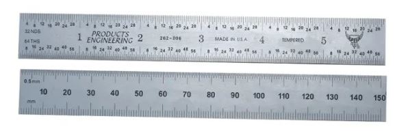 Metal Scale Ruler 6