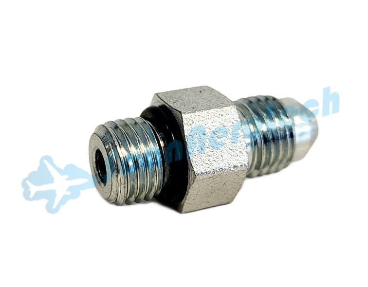 259-202702-4-3   MOQ 10 - COM-22906 ADTS Adapter 7/16-20 JIC to 7/16-20 ORG