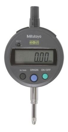 Mitutoyo 543782 Plunger Dial Indicator, Range 0 → 0.5 in with UKAS Calibration 