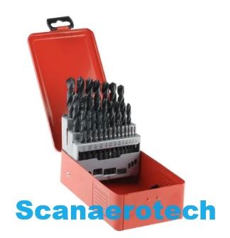  HSS-G 1/16in to 1/2in, 29 piece Twist Drill Set 