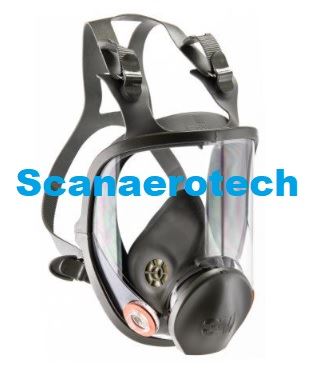 3M 6800 Full Mask Respirator EN136: Class 1  