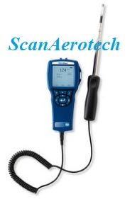 Anemometer Air Velocity /Temperature Incl. Certificate    