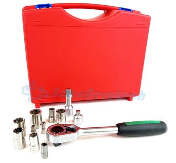 K-FAST SPLINE SOCKET KIT INCLUDING STEU UP/DOWN AND RATCHET