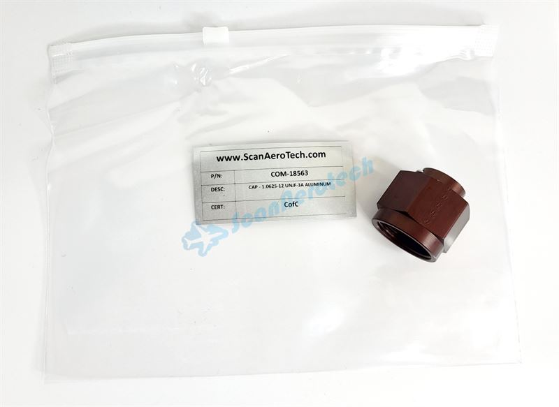 CAP - 1.0625-12 UNJF-3A ALUMINUM