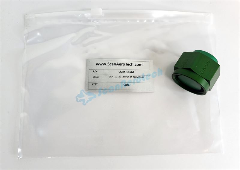 CAP - 1.3125-12 UNJF-3A ALUMINUM