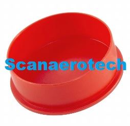 CAP Standard Circular Connector 31.75mm Red       