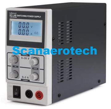 POWER SUPPLY 0-30V / 0-3A LCD display    