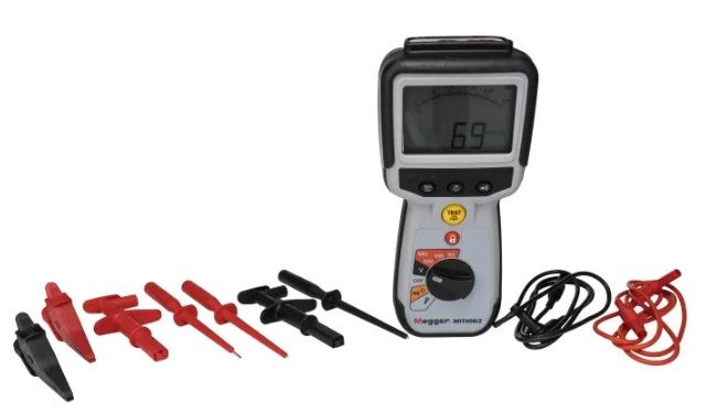 MEGGER INSULATION TESTER KIT 10V-1000V, 200GO CAT IV