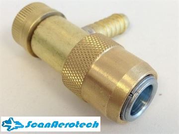 Uni4409 (IT) LP N2 Regulator 400PSI 5M Hose Quick Coupling