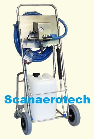 Light Weight Aircraft Water Disinfection Cart (1% - 6% Mix) 