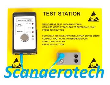 COM-1565 ESD WRIST STRAP TESTER – WALL MOUNT