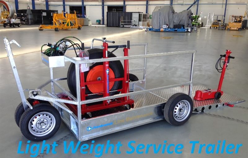 Light Weight Tire Servicing Trailer        