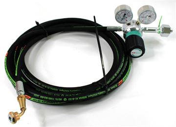 UNI 4409 (French) HP HP Regulator with 5m HP Hose and 6116 Schraeder Valve