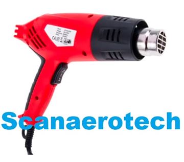 HEAT GUN 550C 220-240V, 2kW type C European Connector