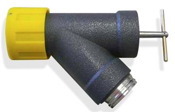 LAVATORY SERVICE DRAIN COUPLING - 4" WYE DUMP CONNECTOR