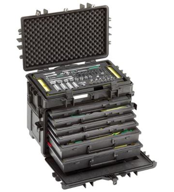 13224a WT/TS TOOL TROLLEY WITH TCS-INLAY AND HAND TOOLS              