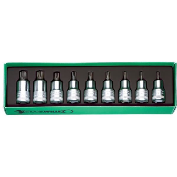 54TX/9 SOCKET SET TORX 1/2"                    