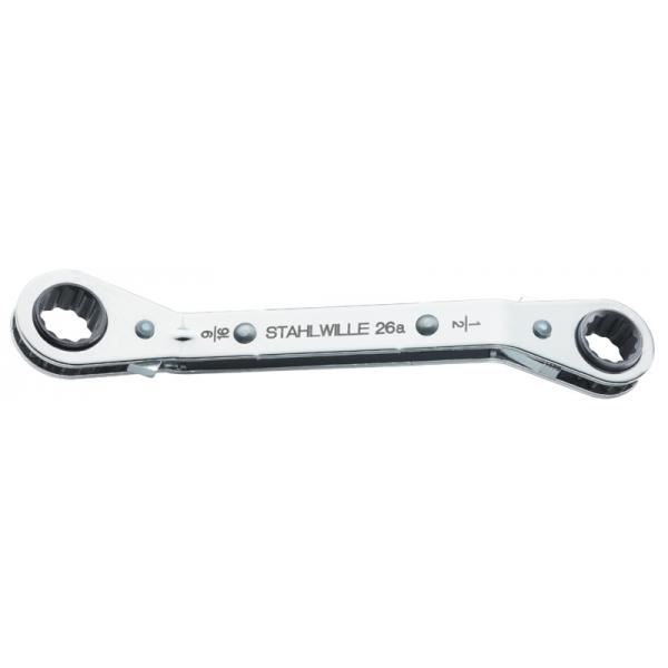 26a 1/4 x 5/16 RATCHET RING SPANNER         